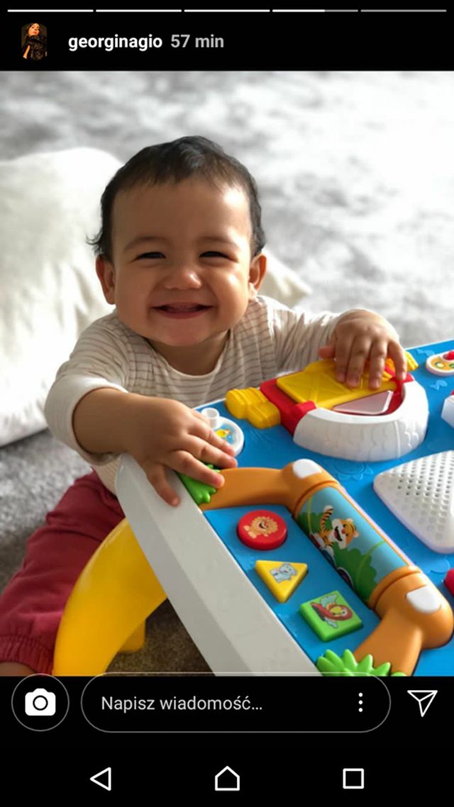 Georgina pokazała zdjęcie UŚMIECHNIĘTEJ córeczki i dzieci Cristiano (Instagram)