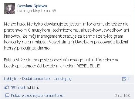 Czesław Mozil: Nie mogę się doczekać nowego auta
