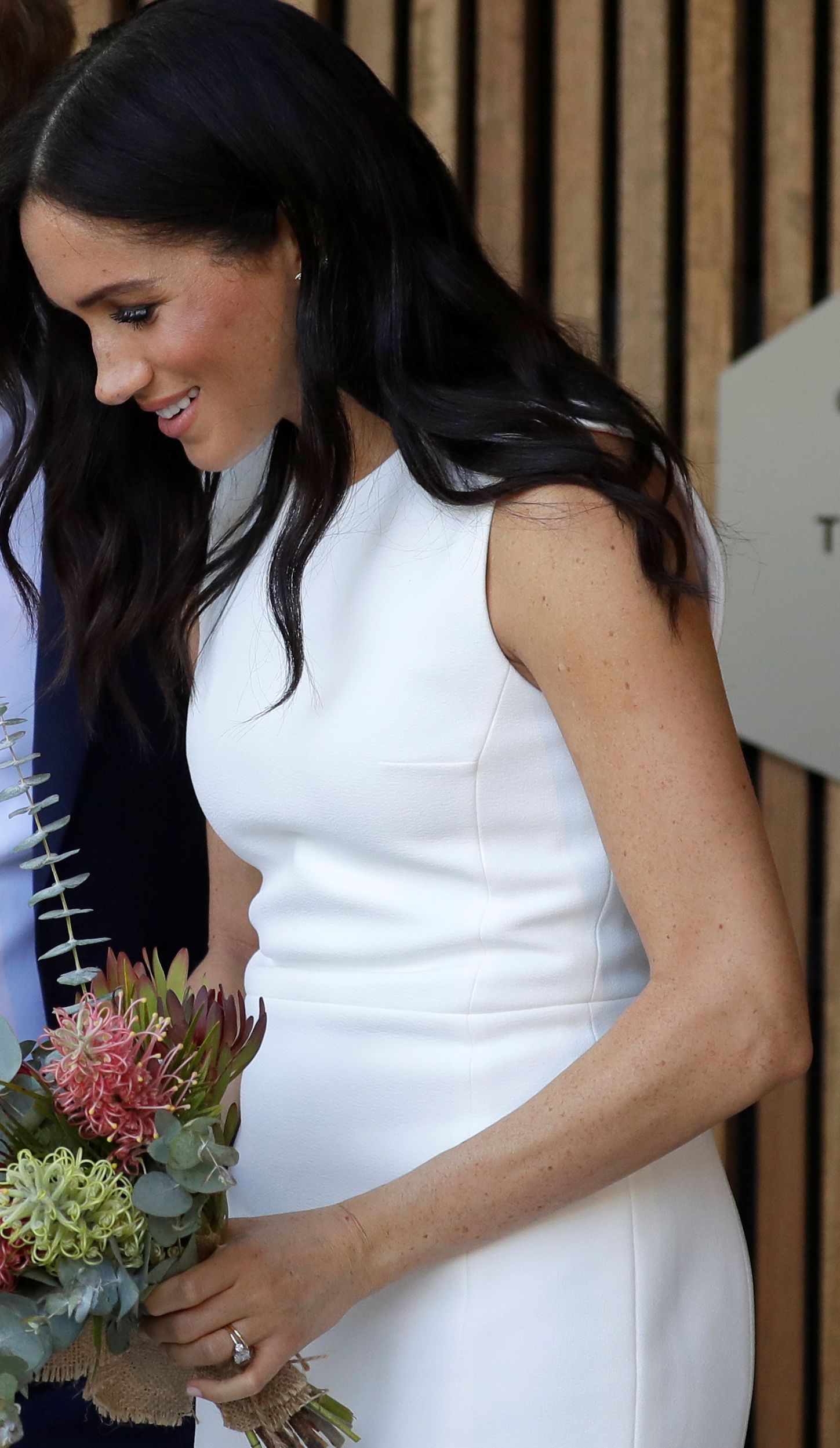 U Meghan Markle widać już BRZUSZEK (ZDJĘCIA) U Meghan Markle widać już BRZUSZEK (ZDJĘCIA)