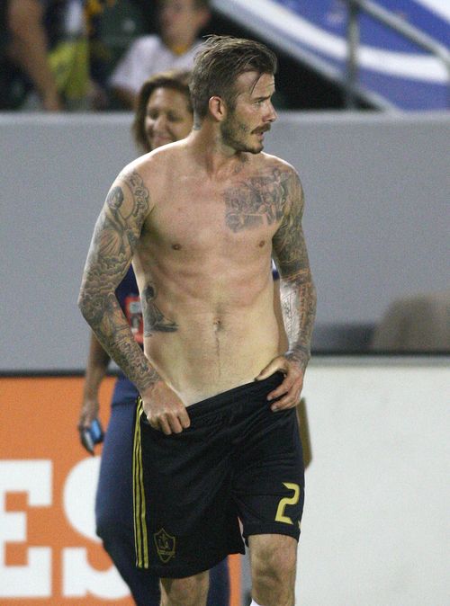 David Beckham zmęczony bez retuszu (FOTO)