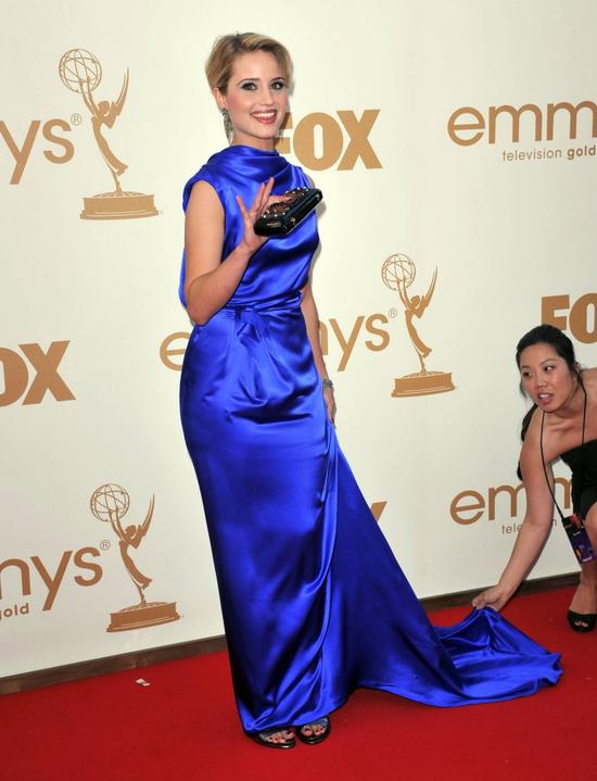 Dianna Agron poszła do śubu w sukni, która zupełnie nie wyglądała na ślubną krea