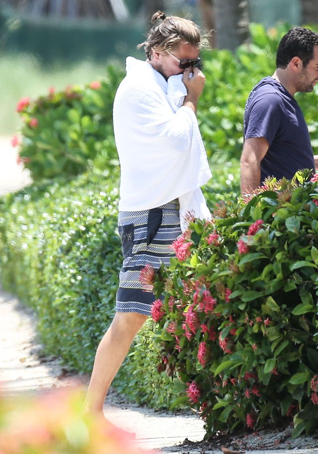 Leonardo DiCaprio zapuścił brodę i BRZUCH (FOTO)
