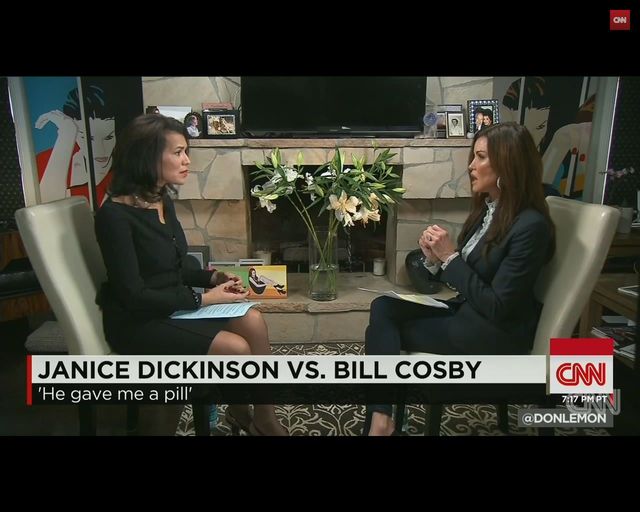 Dickinson: On jest świnią, potworem, zgwałcił mnie!