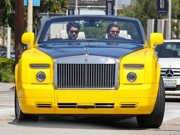Scott Disick, czyli król lansu w żółtym Phantomie (FOTO)