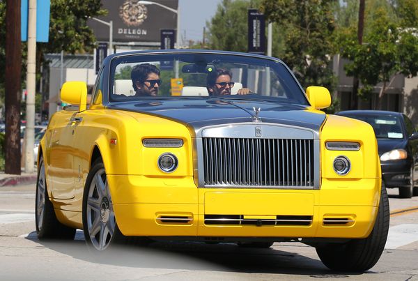 Scott Disick, czyli król lansu w żółtym Phantomie (FOTO)