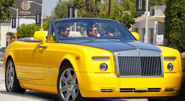 Scott Disick, czyli król lansu w żółtym Phantomie (FOTO)