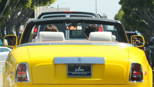 Scott Disick, czyli król lansu w żółtym Phantomie (FOTO)