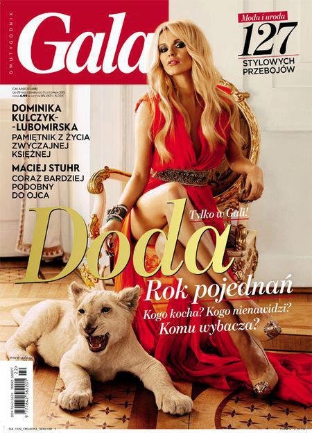 Doda z lwem w nowej Gali (FOTO)