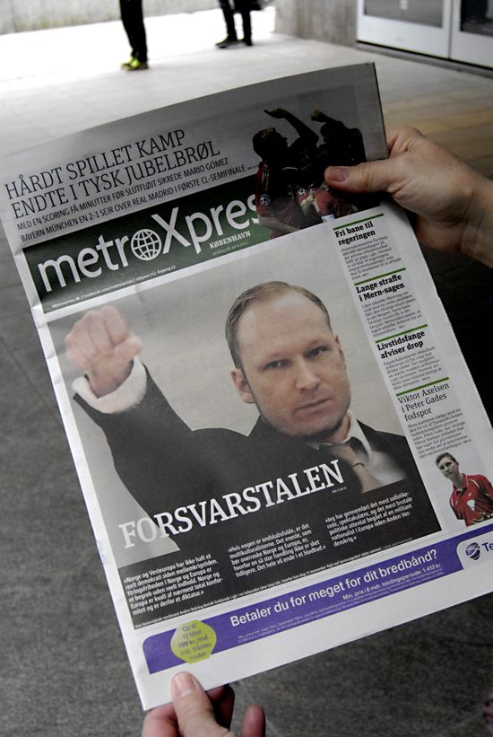 Breivik pozywa Norwegię! Zarzut? Breivik pozywa Norwegię! Zarzut?