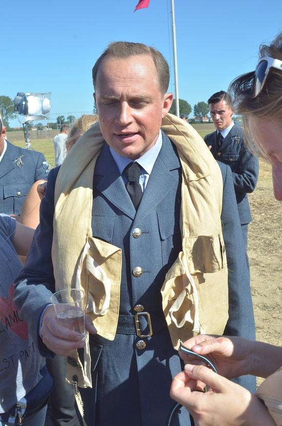 Adamczyk, Wieczorkowski i Zakościelny na planie filmu Dywizjon 303 (FOTO)
