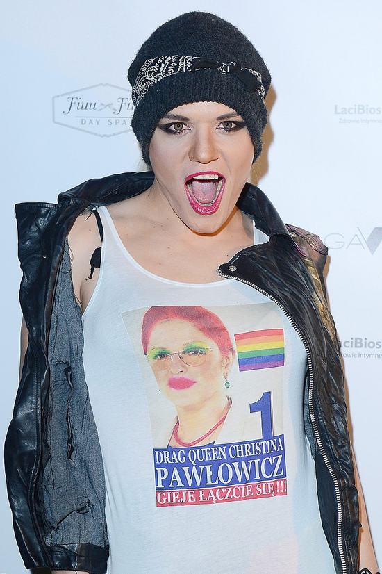 Dżaga z posłanką Pawłowicz na T-shircie (FOTO)