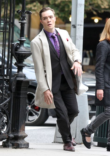 Chuck Bass aka Ed Westwick znowu w akcji (FOTO)