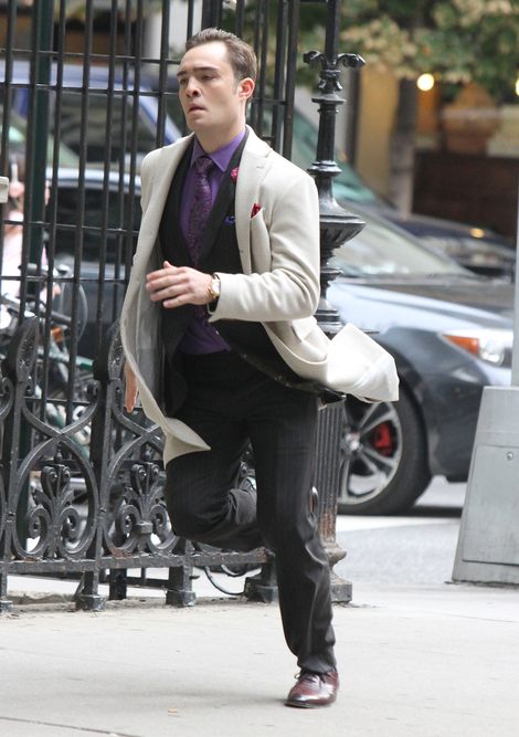 Chuck Bass aka Ed Westwick znowu w akcji (FOTO)