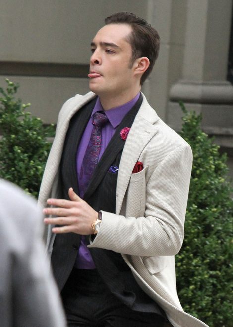 Chuck Bass aka Ed Westwick znowu w akcji (FOTO)