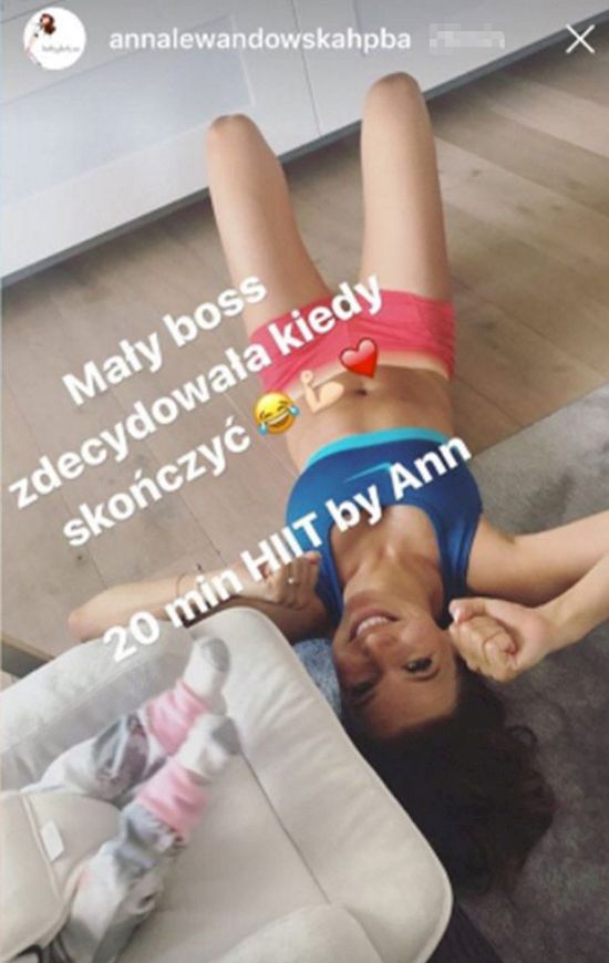 Anna Lewandowska musiała PRZERWAĆ treningi przez... Klarę! Anna Lewandowska musiała PRZERWAĆ treningi przez... Klarę!