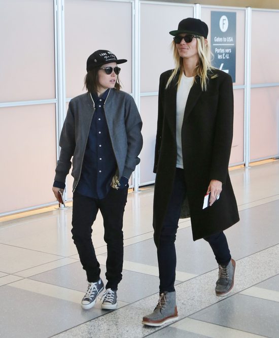 Ellen Page z partnerką na czerwonym dywanie