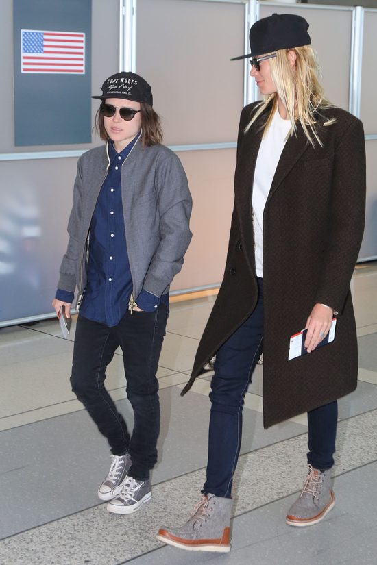 Ellen Page z partnerką na czerwonym dywanie