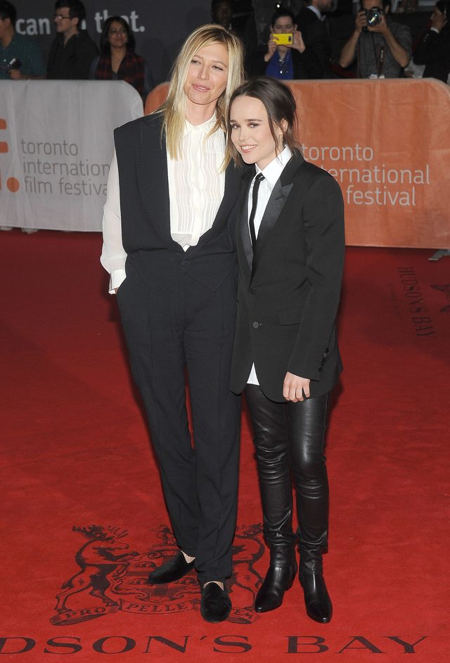 Ellen Page z partnerką na czerwonym dywanie