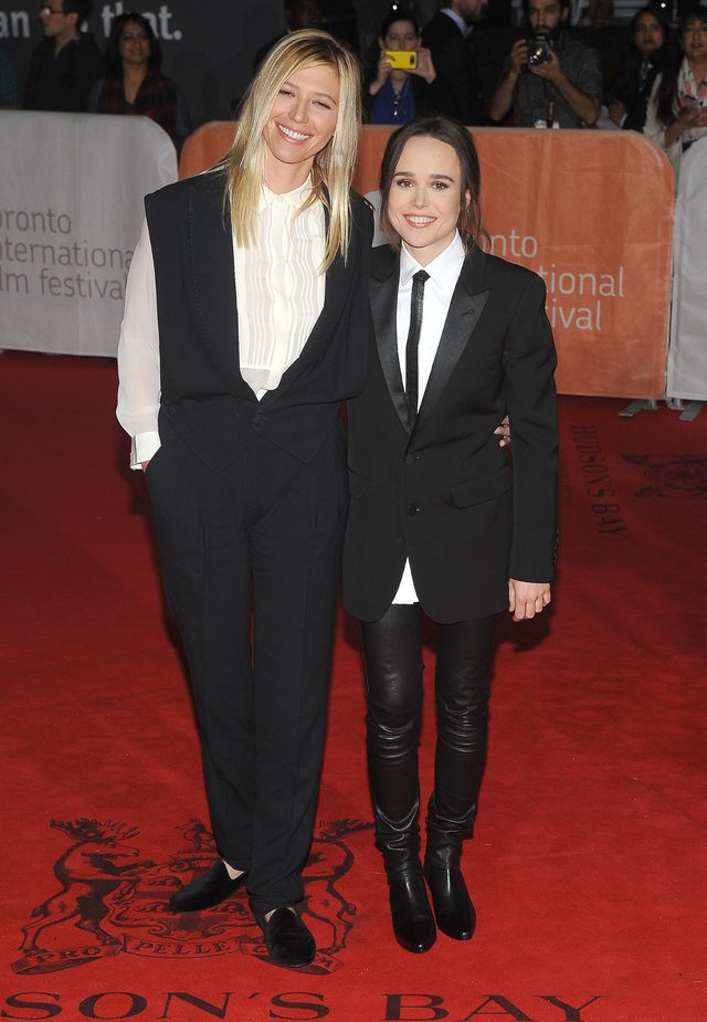 Ellen Page z partnerką na czerwonym dywanie