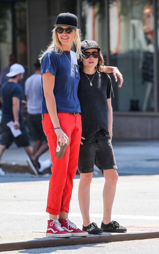 Ellen Page z partnerką na czerwonym dywanie