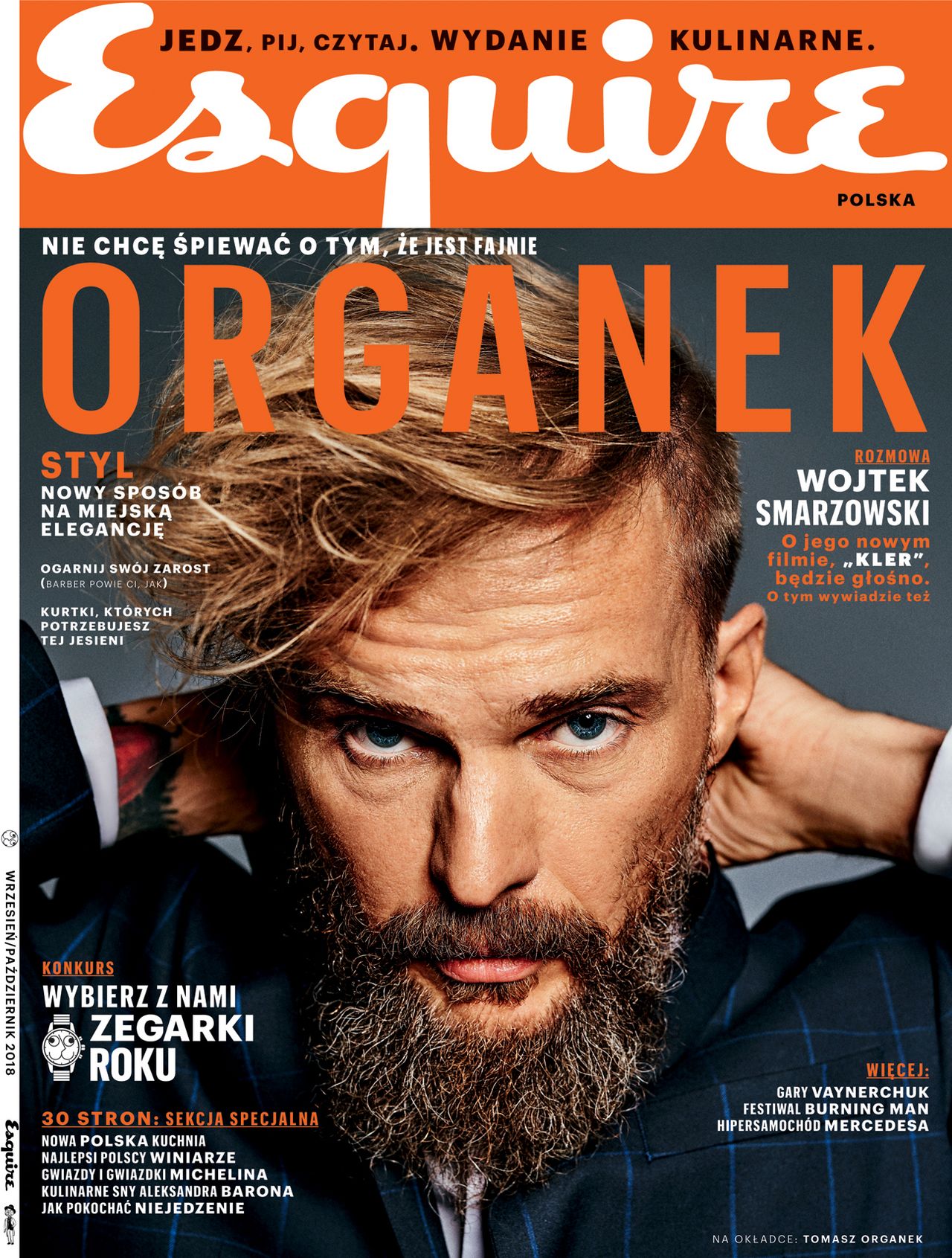 Organek w Esquire zdradził, skąd się wzięła szrama na jego twarzy