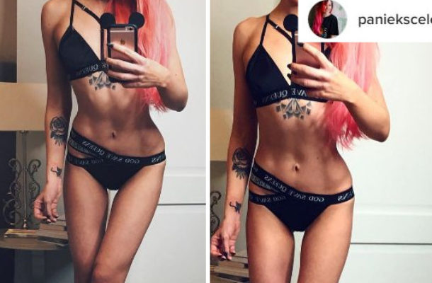 Polska blogerka schudła 17 kg – niektórzy twierdzą, że teraz jest ZA CHUDA (Instagram)