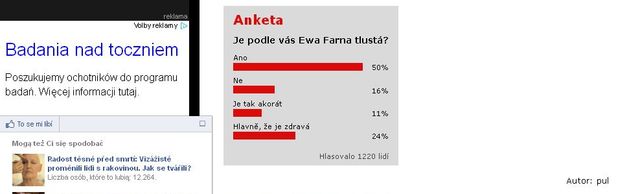 Czeski portal Prásk!: Je podle vás Ewa Farna tlustá?