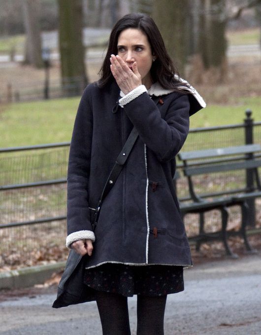 Zarośnięty Colin Farrell i piękna Jennifer Connely na planie