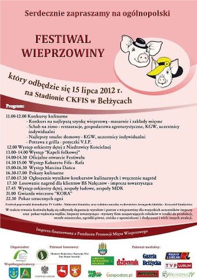 Kora zaśpiewa na Festiwalu Wieprzowiny