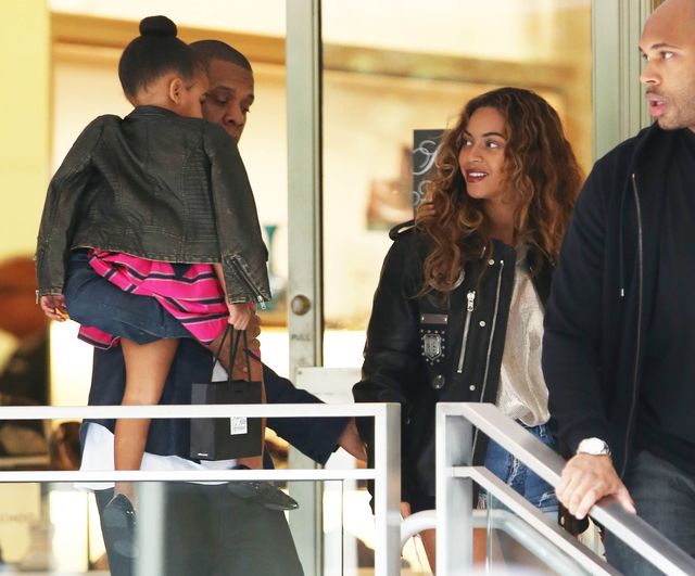 Blue Ivy z rodzicami na zakupach (FOTO)