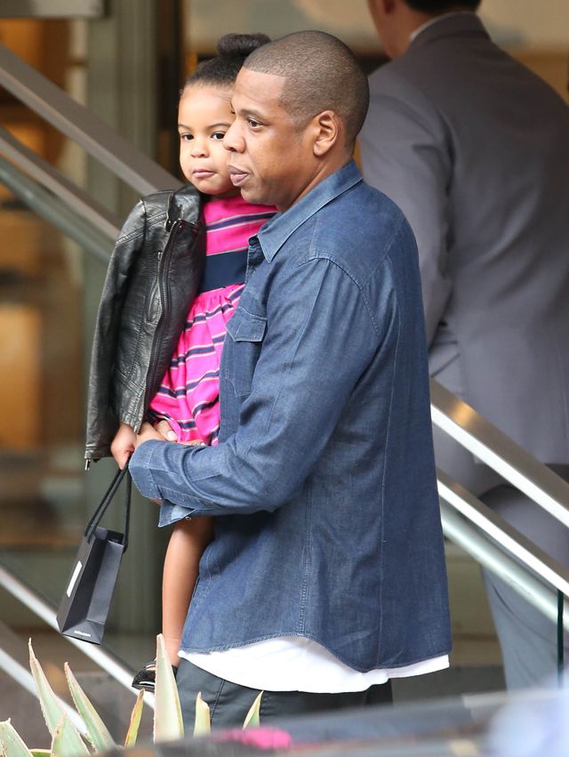 Blue Ivy z rodzicami na zakupach (FOTO)