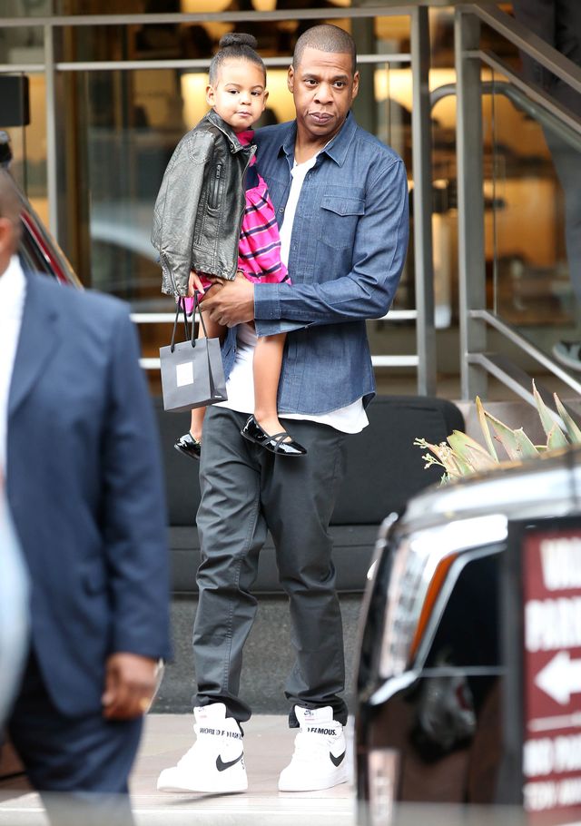 Blue Ivy z rodzicami na zakupach (FOTO)