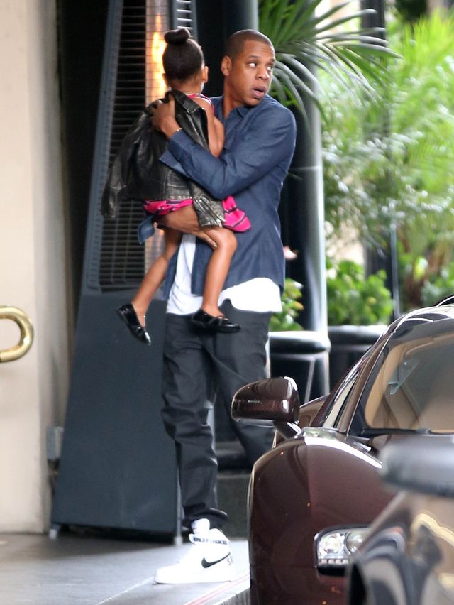 Blue Ivy z rodzicami na zakupach (FOTO)
