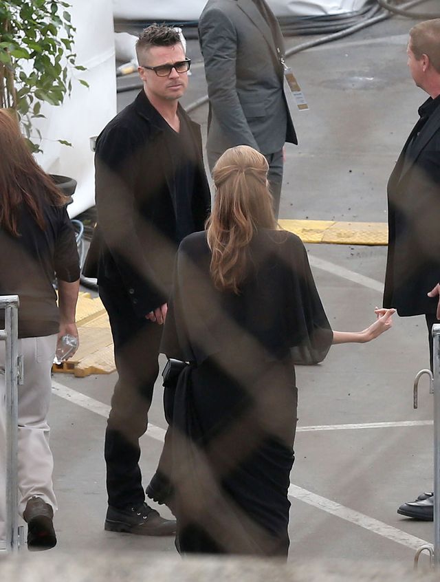 Jolie i Pitt znów ubrani w jednym stylu (FOTO) Jolie i Pitt znów ubrani w jednym stylu (FOTO)