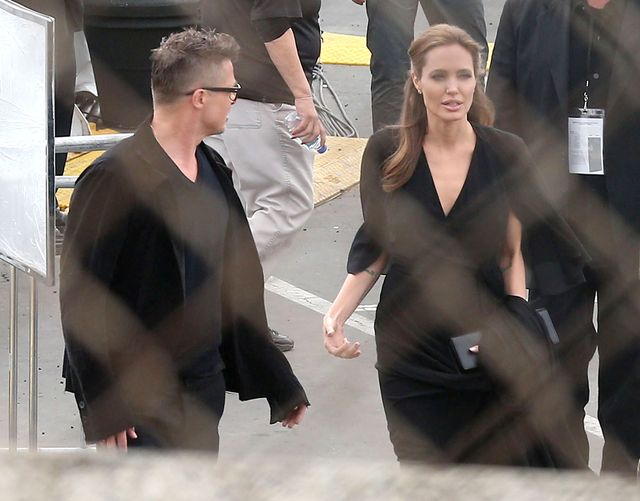 Jolie i Pitt znów ubrani w jednym stylu (FOTO) Jolie i Pitt znów ubrani w jednym stylu (FOTO)