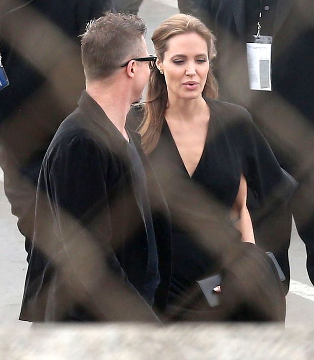 Jolie i Pitt znów ubrani w jednym stylu (FOTO) Jolie i Pitt znów ubrani w jednym stylu (FOTO)