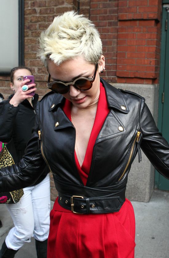 Miley Cyrus na Tygodniu Mody w Nowym Jorku (FOTO)