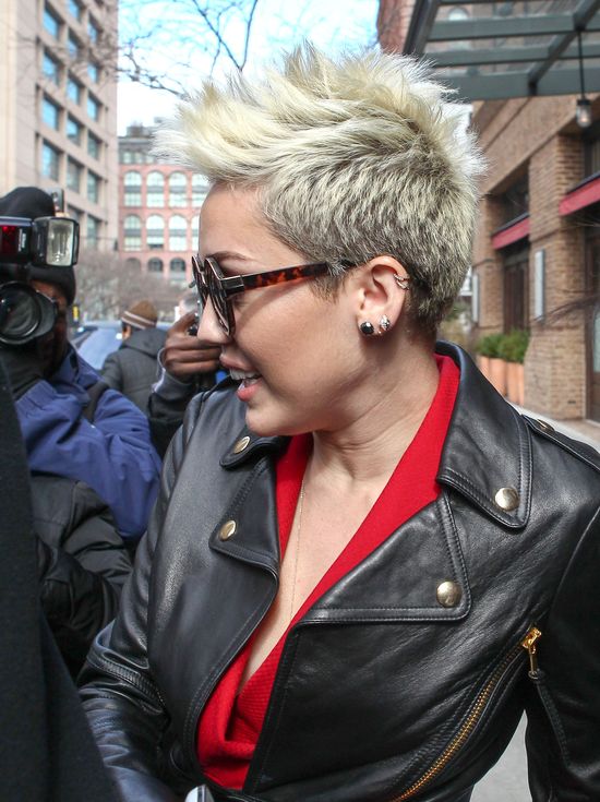 Miley Cyrus na Tygodniu Mody w Nowym Jorku (FOTO)