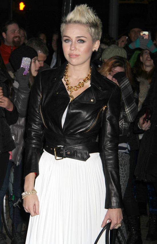 Miley Cyrus na Tygodniu Mody w Nowym Jorku (FOTO)