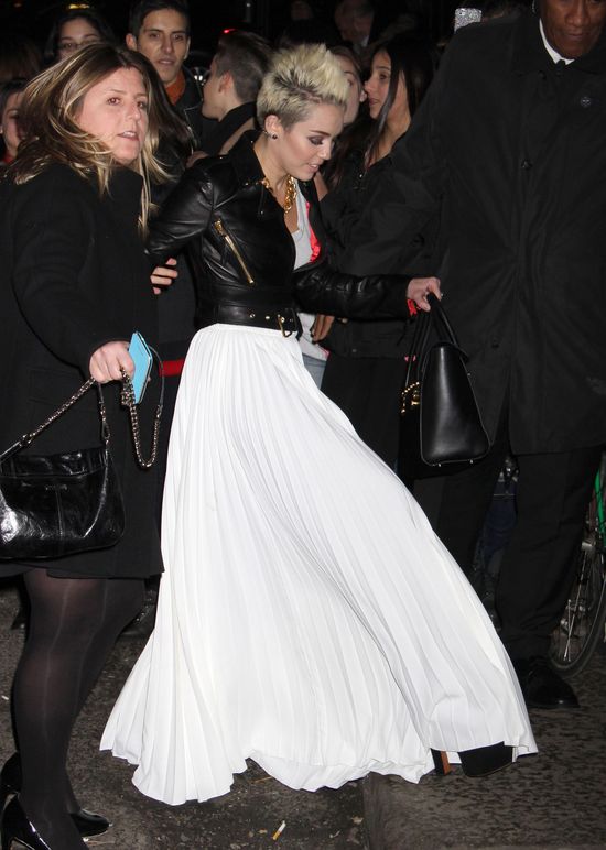 Miley Cyrus na Tygodniu Mody w Nowym Jorku (FOTO)