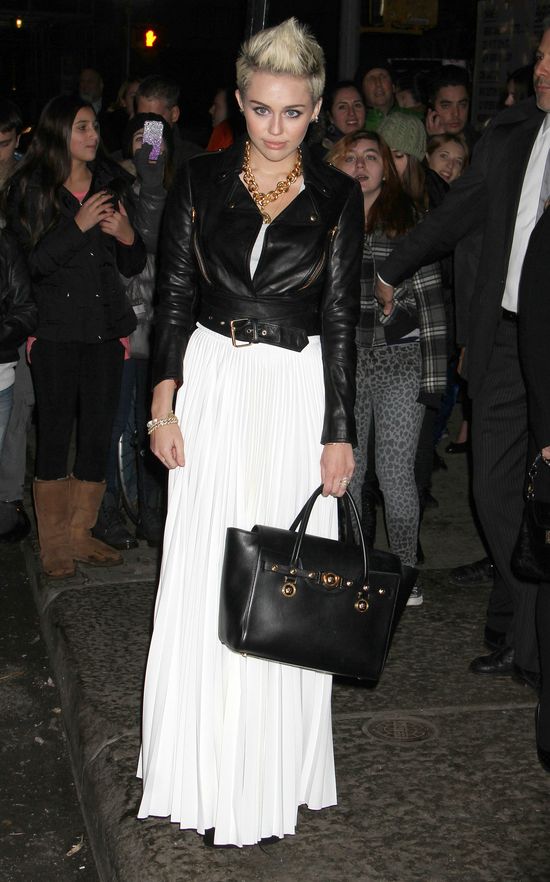 Miley Cyrus na Tygodniu Mody w Nowym Jorku (FOTO)