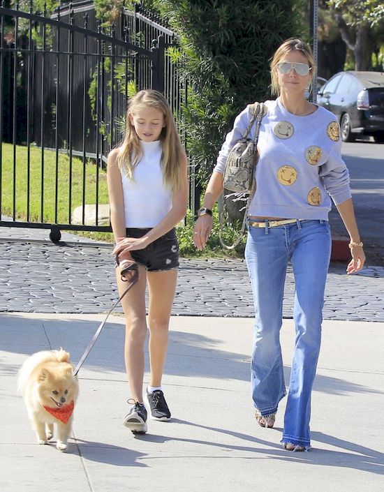 Córka Heidi Klum jest jej wierną kopią! (FOTO) Córka Heidi Klum jest jej wierną kopią! (FOTO)