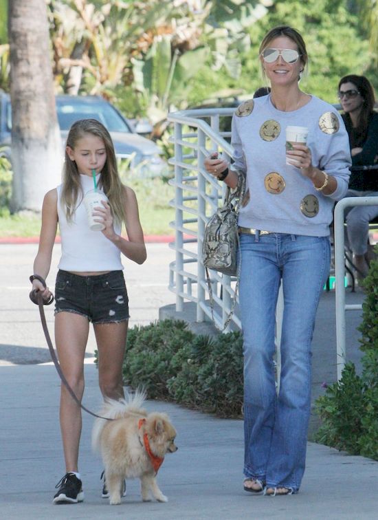 Córka Heidi Klum jest jej wierną kopią! (FOTO) Córka Heidi Klum jest jej wierną kopią! (FOTO)