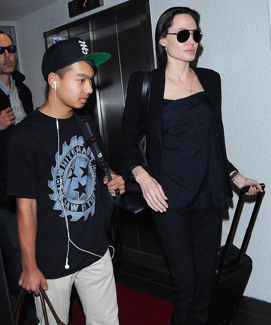 Jolie to nie Victoria Beckham. Strzeże prywatności (FOTO) Jolie to nie Victoria Beckham. Strzeże prywatności (FOTO)