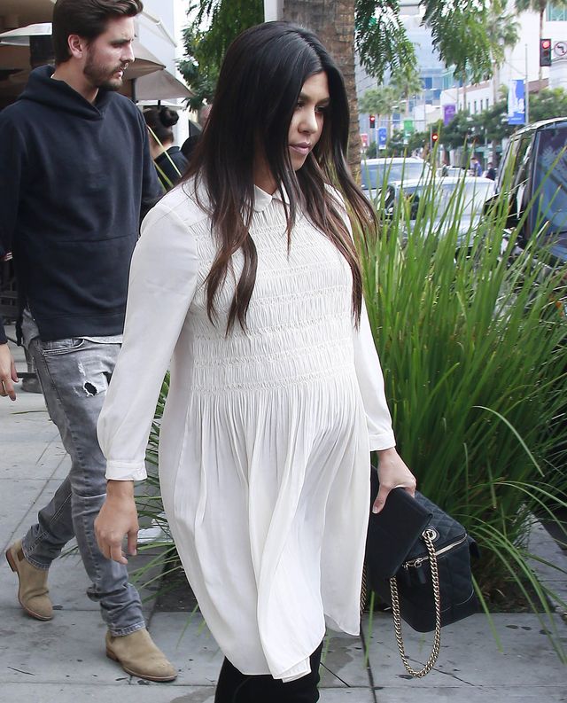 To już ósmy miesiąc. Kourtney trzyma fason (FOTO)