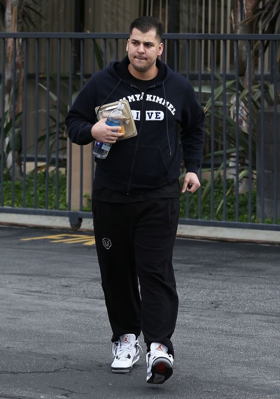 Rob Kardashian przytył 18 kilo (FOTO)