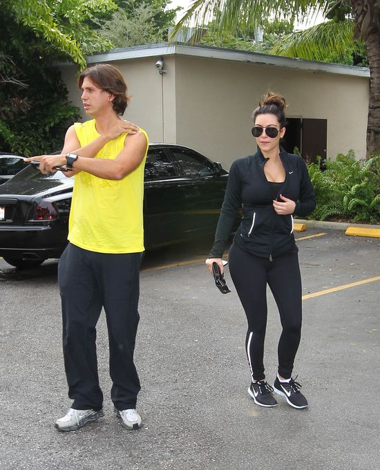 Pupa Kim Kardashian wita nowy dzień (FOTO)