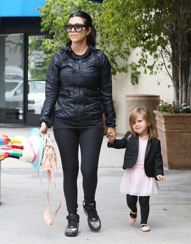 North West i Penelope Disick idą na lekcję baletu DUŻO ZDJĘĆ