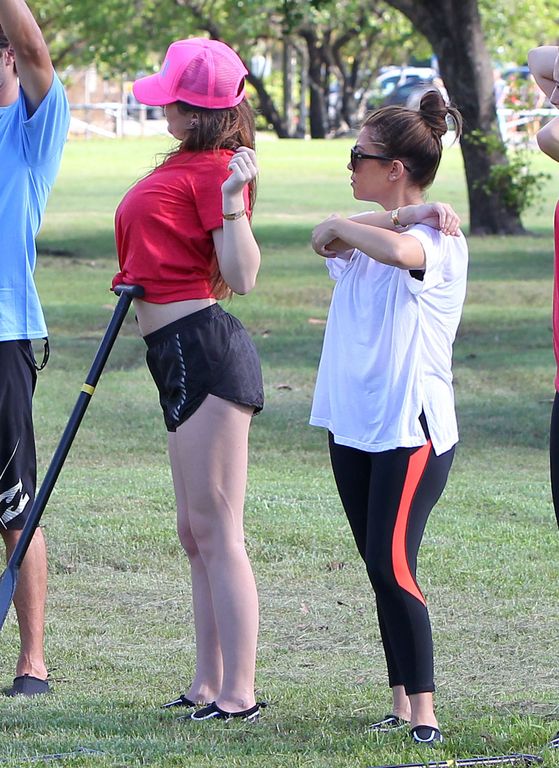 Kardashianowie trenują z wiosłami (FOTO)