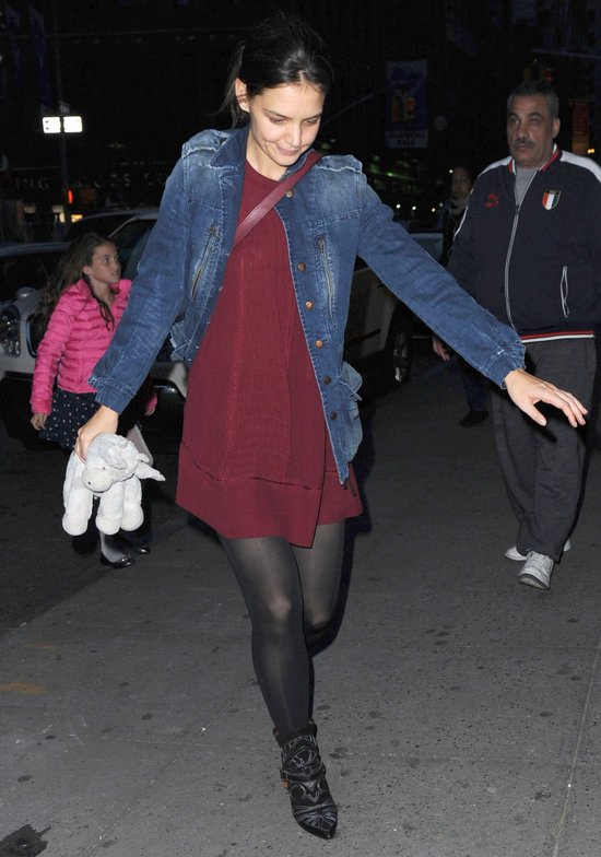 Wieczorne rozrywki Katie Holmes i Suri Cruise (FOTO)